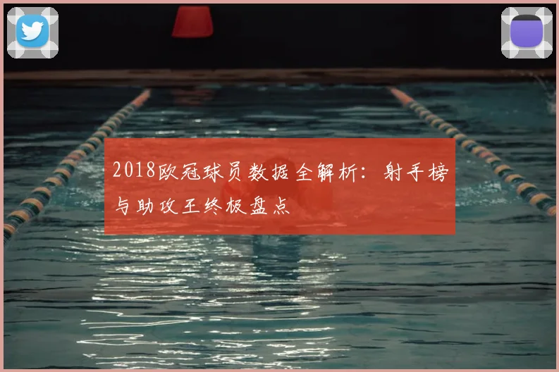 2018欧冠球员数据全解析：射手榜与助攻王终极盘点